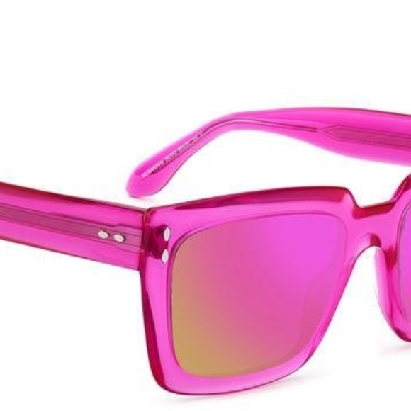 ISABEL MARANT Pink  Square Sunglasses - Picture 5 of 5